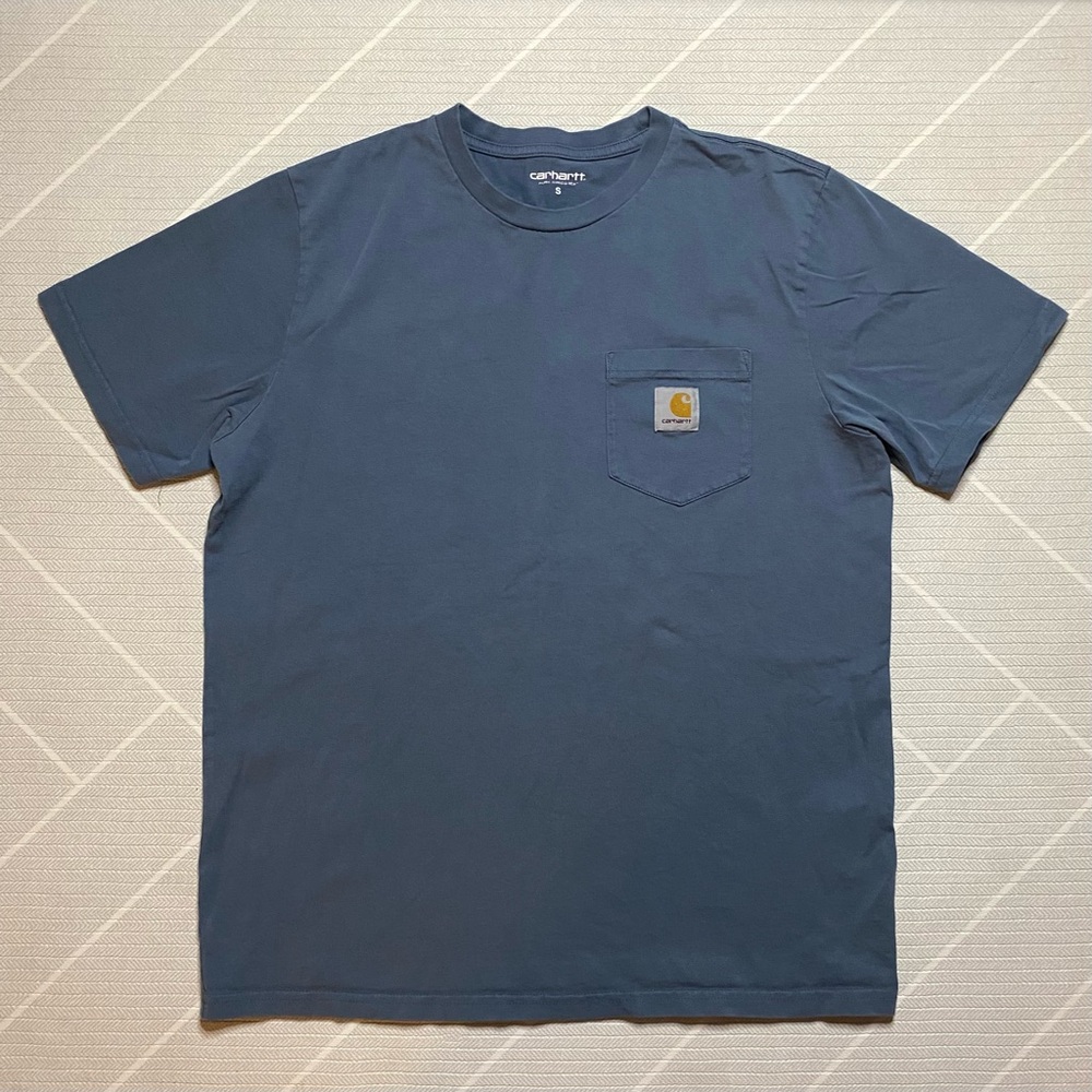 Carhartt Work In Progress (WIP) Pocket T-Shirt in a grayish Blue Men’s Size S